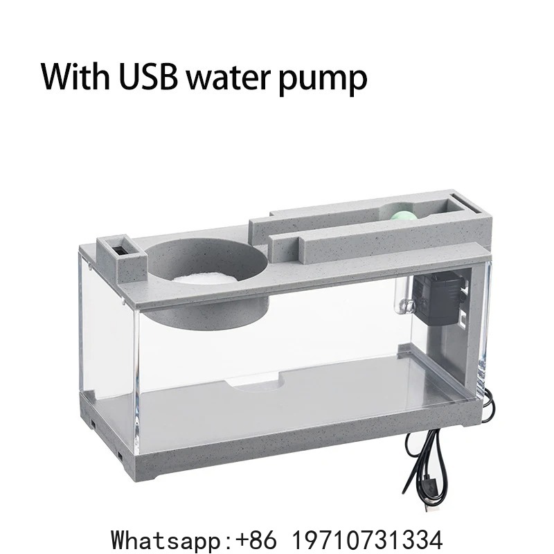 Fish Aquarium Home - Kit Acquario con Barra di Ossigenazione
