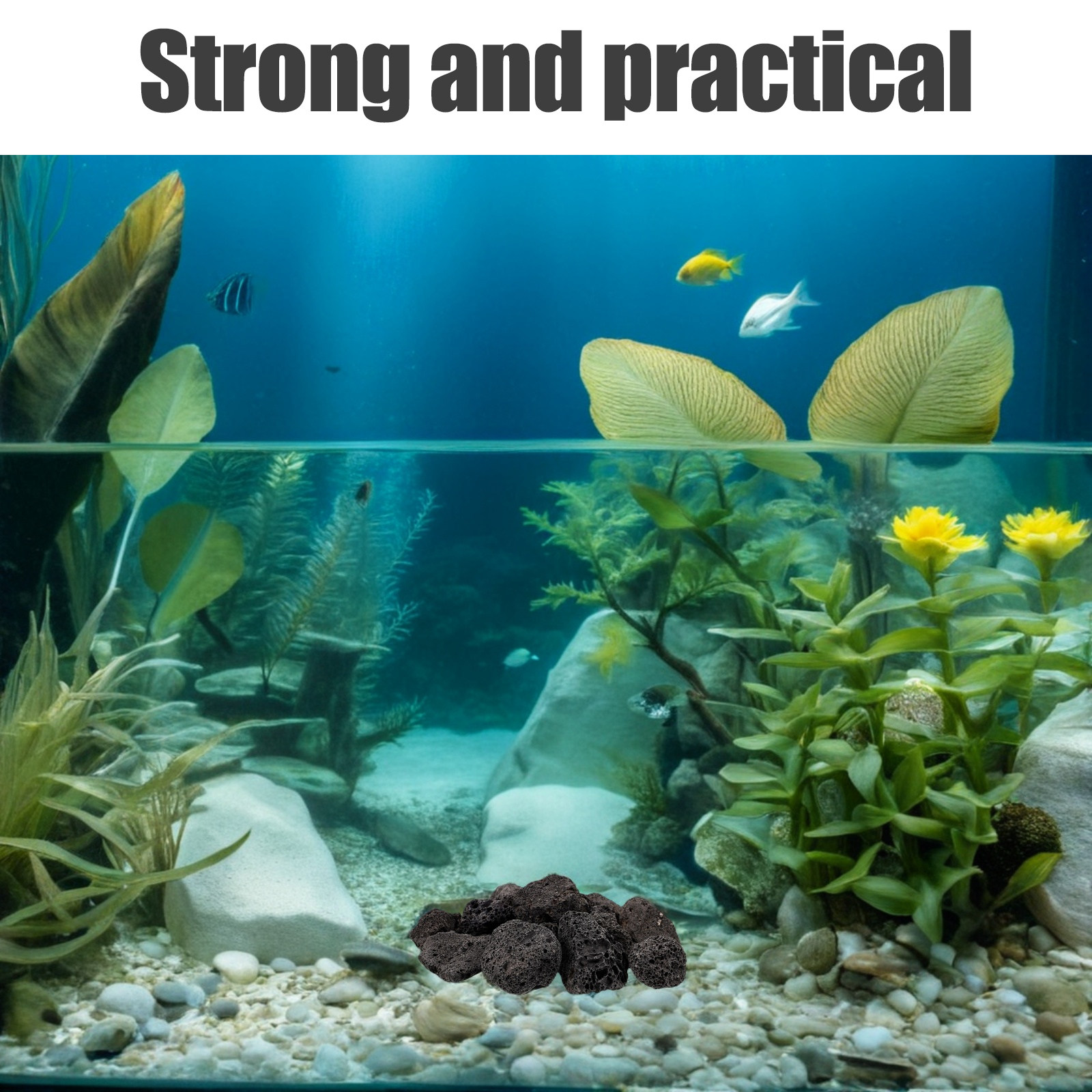 Aquarium Decoration Rock - 1 Confezione di Rocce Decorative in