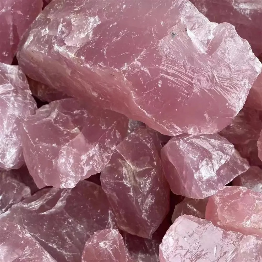 Aquarium Decoration Rock - Quarzo rosa naturale puro quarzo rosa