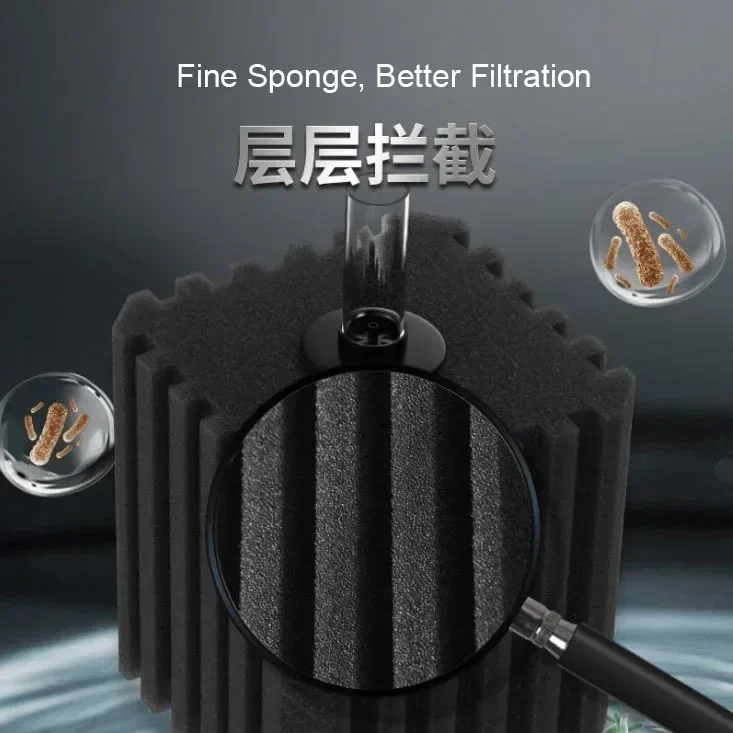 Nuovo grande filtro in spugna  - Aquarium Fish Big recensione e prezzo
