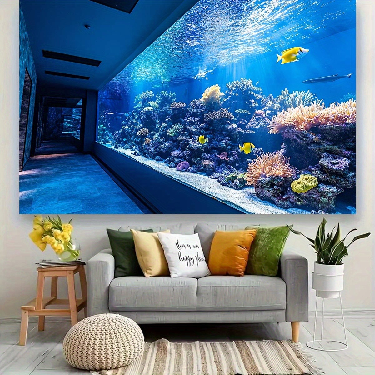 Tapestry Subacqueo Vibrante co - Fish Aquarium Home recensione e prezzo