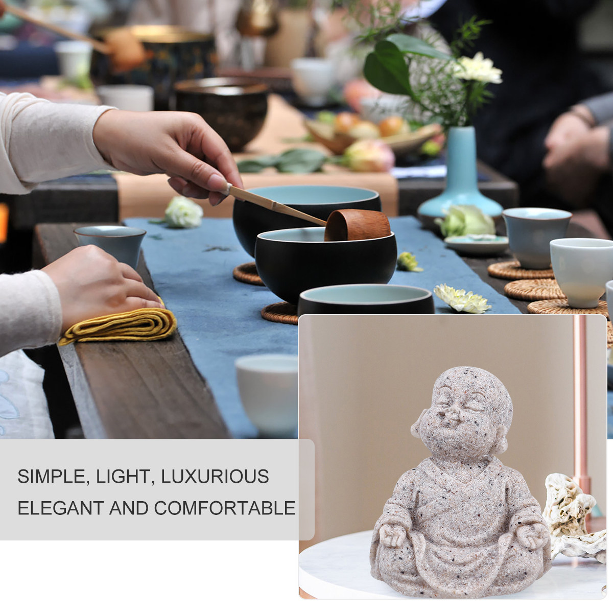 1 Pezzo Statua di Buddha Maitr - Fish Aquarium Home recensione e prezzo